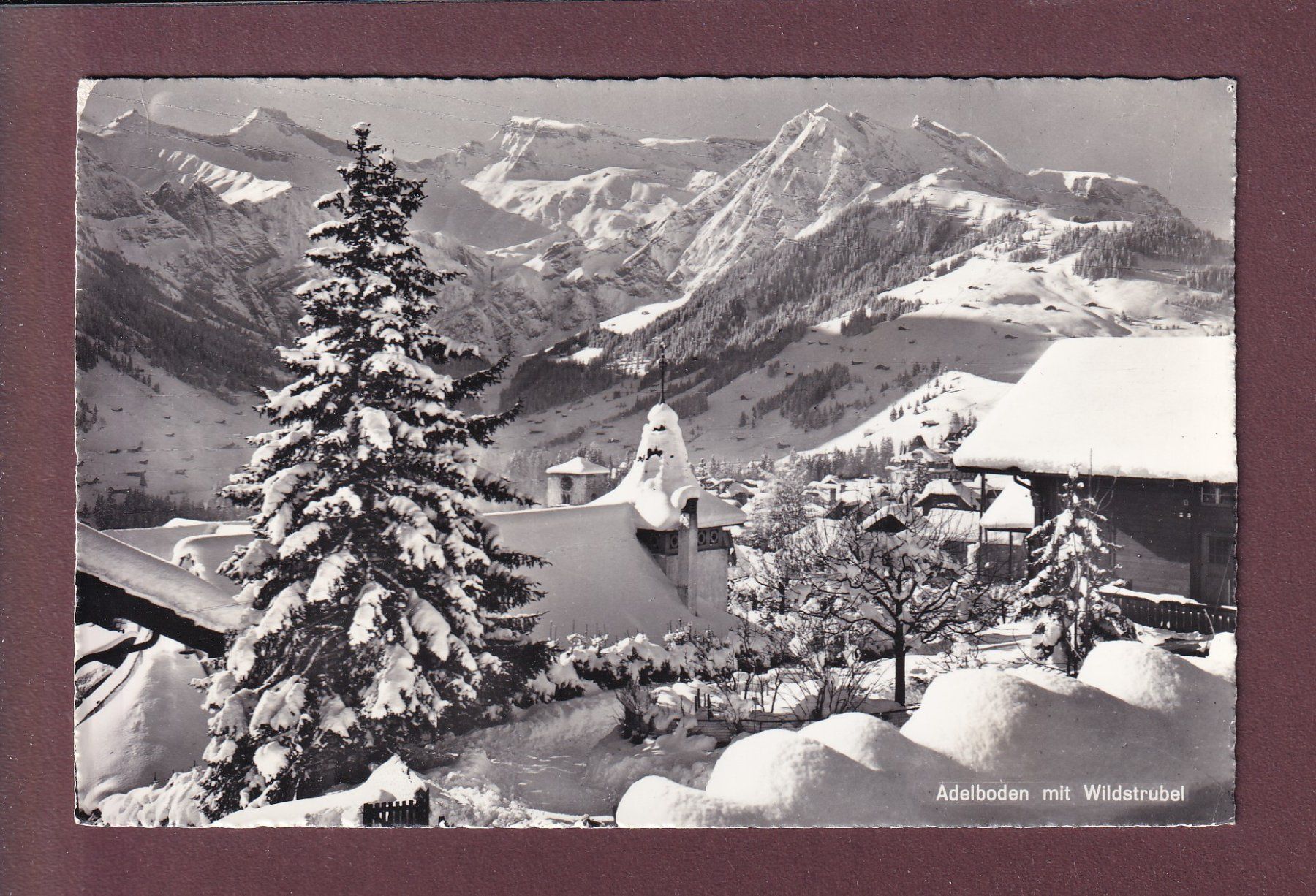 Ansichtskarten: ADELBODEN - Wildstrubel – Gebraucht aus Pully von nicecards