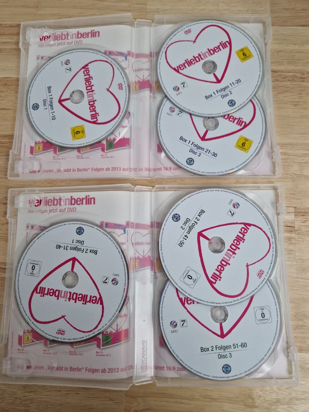 Alle DVDs: Verliebt in Berlin - DVD Box 1 + 2 – Gebraucht aus Strengelbach von Nessi92 1