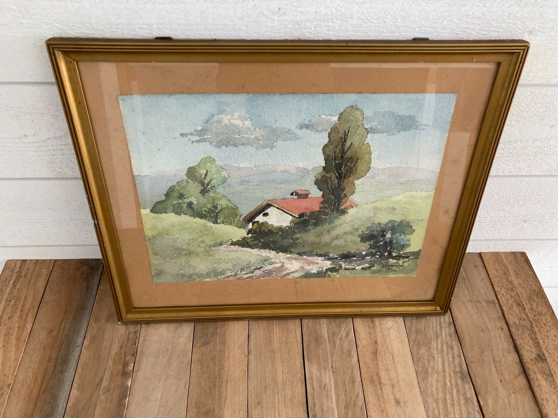 Dipinti: Aquarelle de Max Rommel de 1948 – Usato da Vaumarcus venduto da Arte-Lovers 1