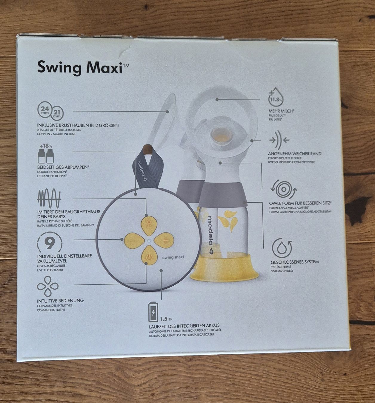 Medela Accessori per l’allattamento: Medela Swing Maxi Doppelmilchpumpe – Usato da Auenstein venduto da taami93 1