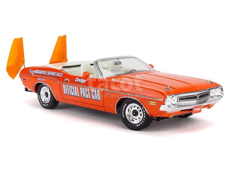 Dodge Modellini d'auto: Dodge Challenger Convertible 1971 "55th Indianapolis 500 – Nuovo e nell'imballaggio originale da Gerlafingen venduto da espero88 1