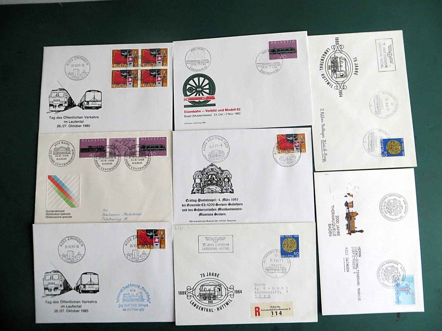 Tutti i francobolli: Briefmarken + FDC – Usato da Zwingen venduto da Hemafa 5