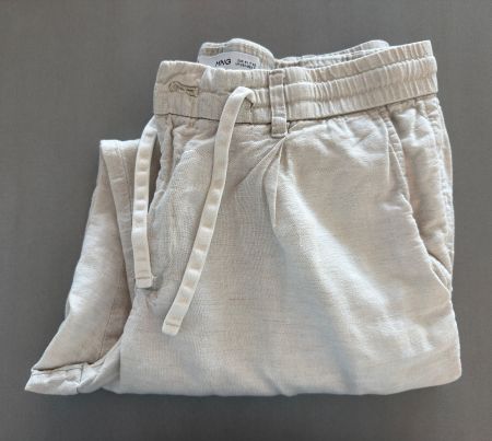 Mango Man Slim Linen Pants (31)