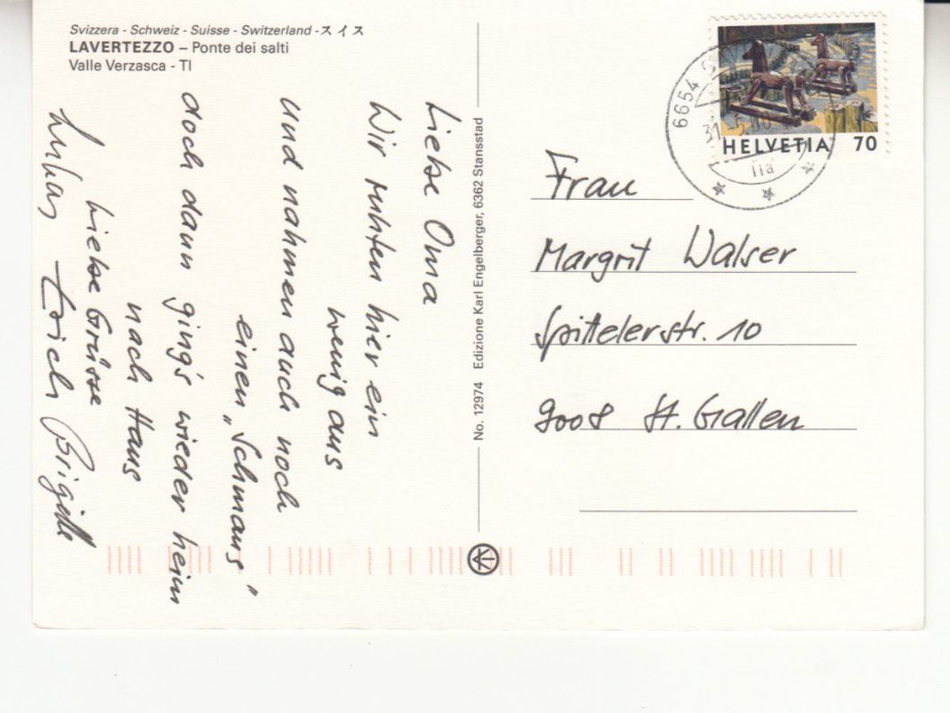 Cartes postales: Lavertezzo 2000 – D'occasion à Bürglen TG par StampGraf 1