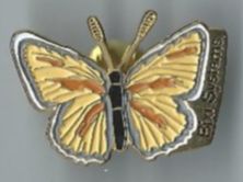 Schmetterling, Pin