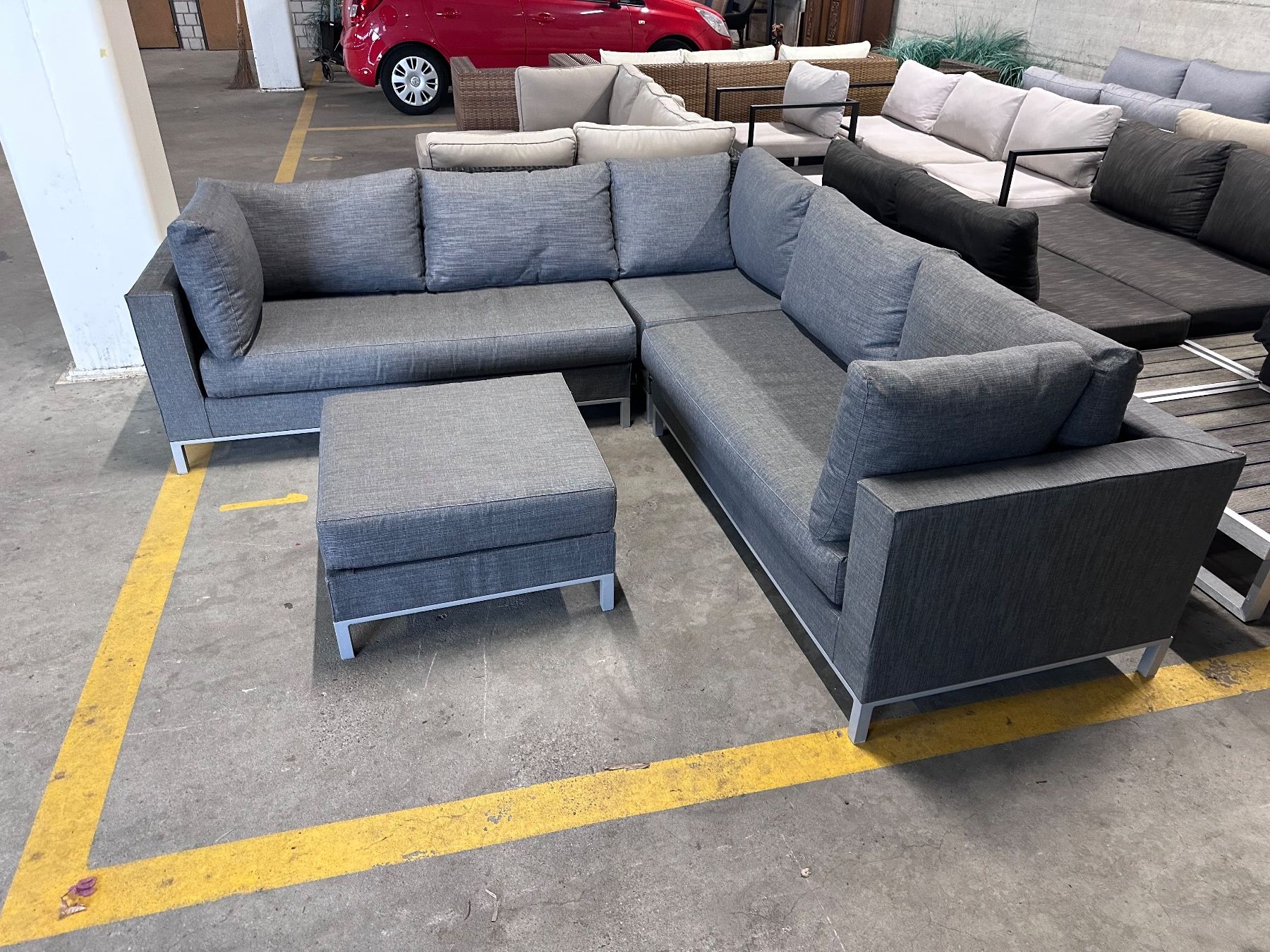 Divani: Gartenlounge Stoff/Alu 4-tlg EXOTAN – Usato da Steinach venduto da EvAy_Trade_2023 3
