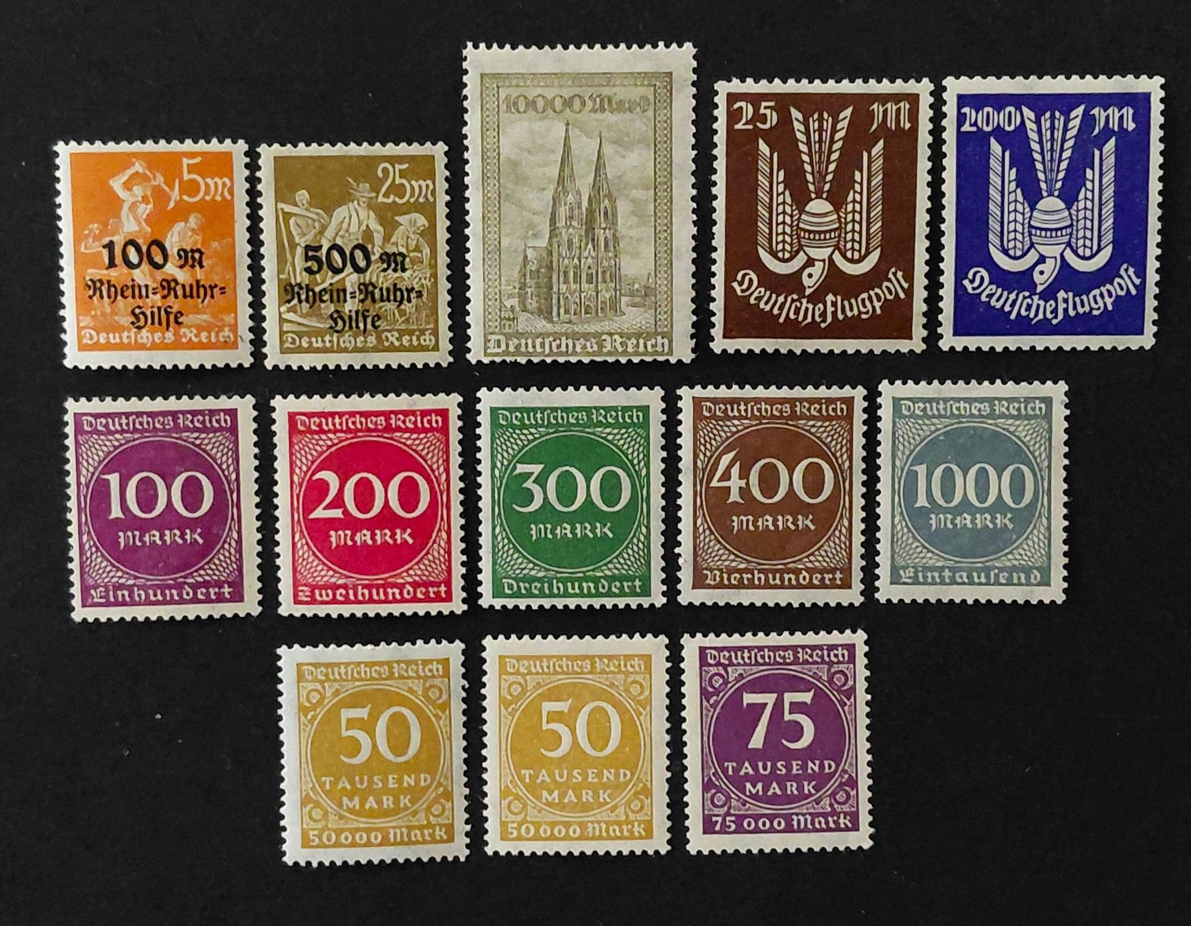 Tutti i francobolli: Deutsches Reich 1922 Lot** – Nuovo (secondo la descrizione) da Luzern venduto da qualifair