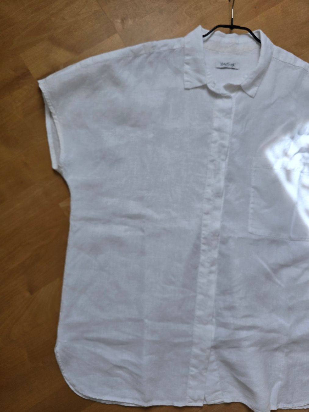 Camicette: Kleidung: Leinenbluse weiss (M) BACKSTAGE – Nuovo (secondo la descrizione) da Romanshorn venduto da Rachacha 4