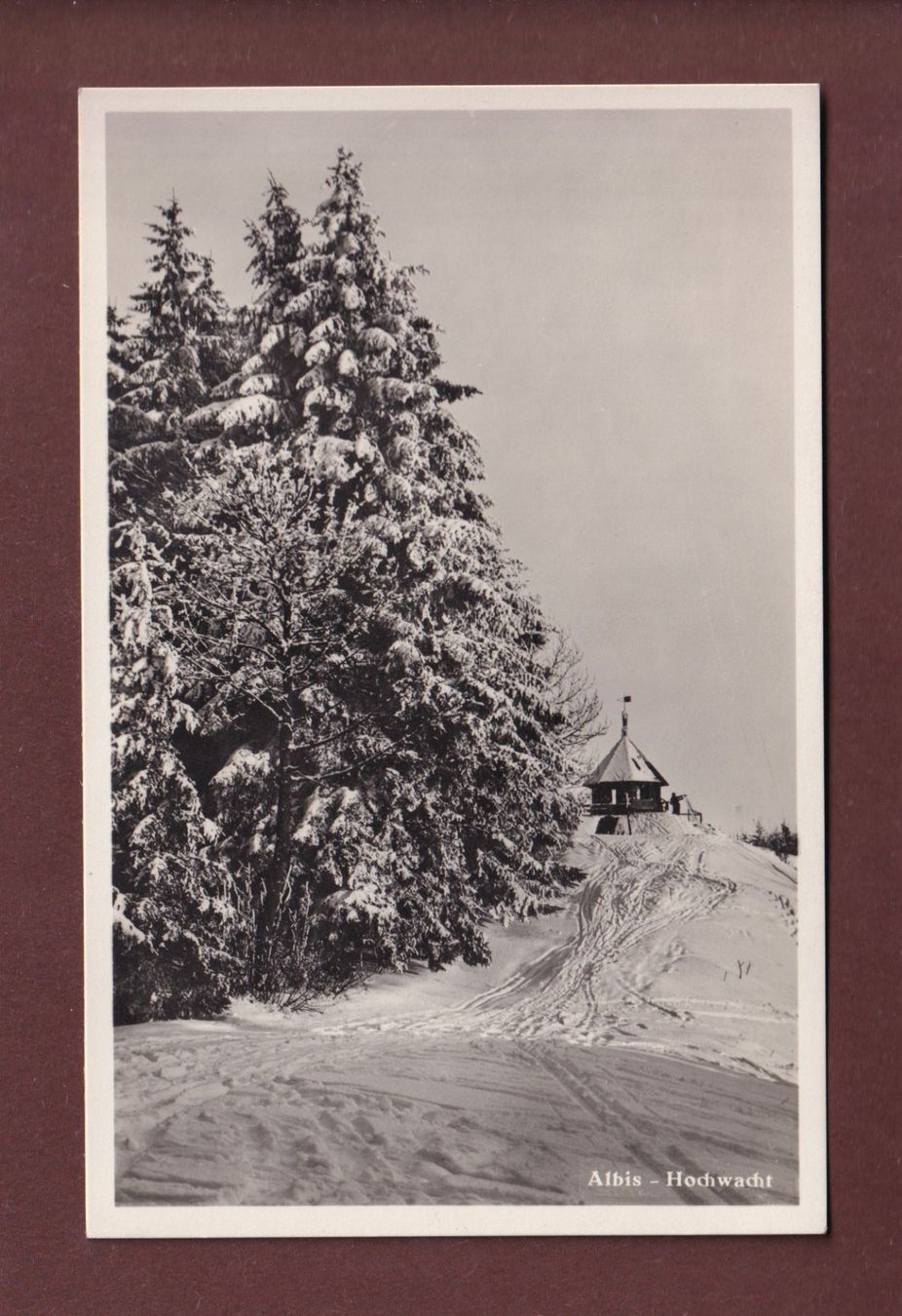 Cartoline postali: ALBIS - HOCHWART - 1940 – Usato da Pully venduto da nicecards-shop