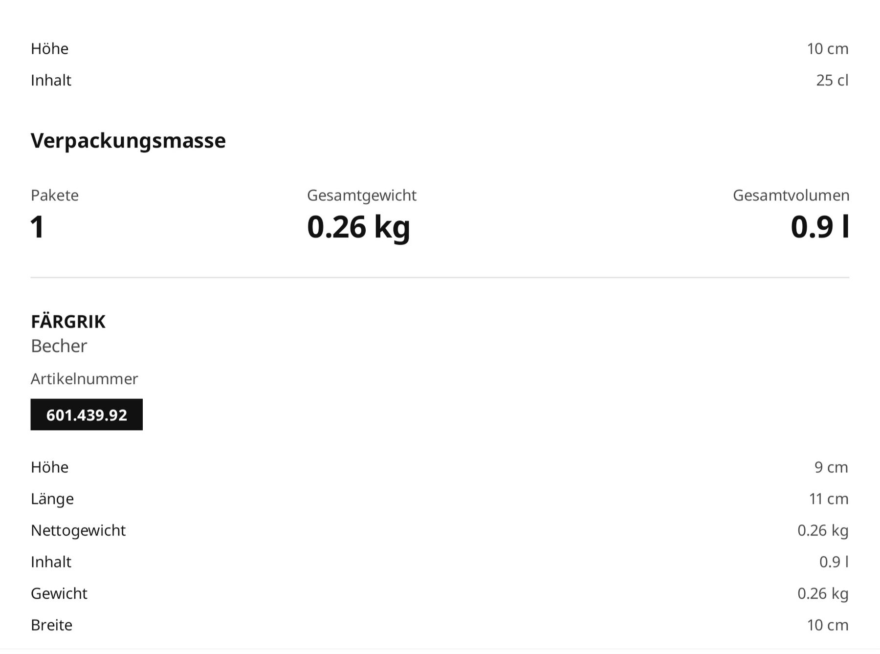 Ikea Tasses: 9 Tassen Becher a 250ml – D'occasion à Zürich par Kris8050 5
