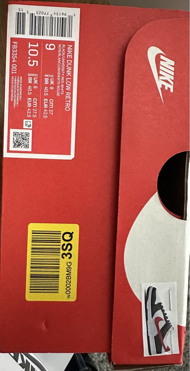 Nike Herrenschuhe: Dunk Panda black red – Neu und originalverpackt aus Villaz-St-Pierre von pepe86 2