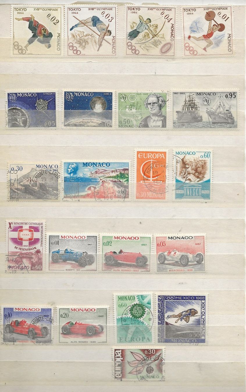 Tutti i francobolli: Monaco Lot 1964 ... – Usato da Sion venduto da PierreP01 1