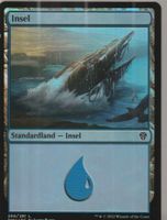 TCG Magic The Gathering MTG DMU 266 / 281 FOIL Insel (V.2)