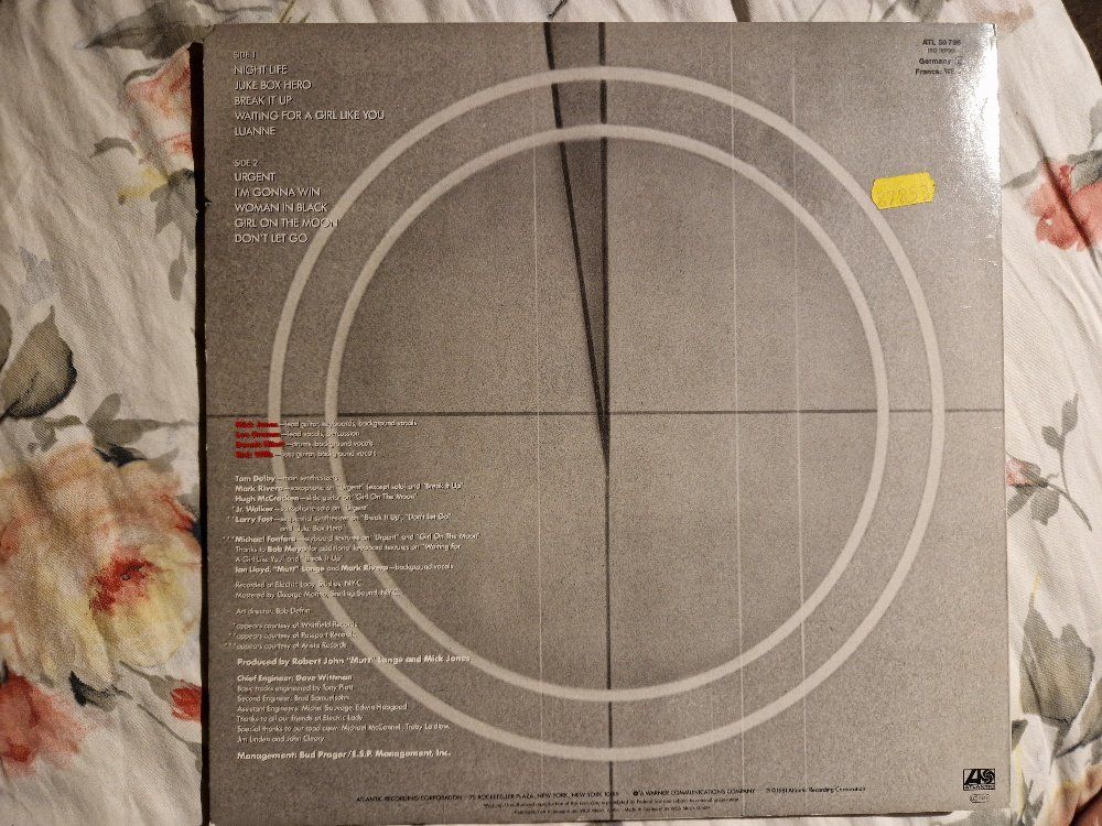 Dischi in vinile: Foreigner – 4 - Germany 1981 - z – Usato da Brittnau venduto da Zibu 1