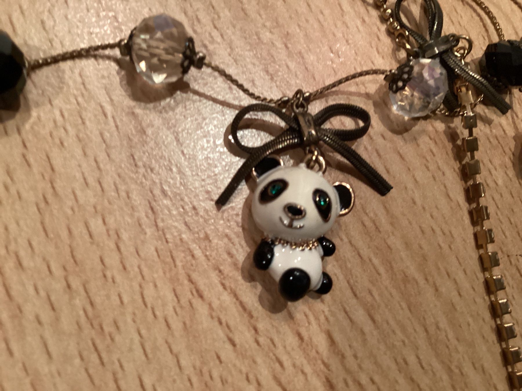 Catenine: Halskette mit Panda ! BetSet Johnson ! – Nuovo (secondo la descrizione) da Schöfflisdorf venduto da seahorse61