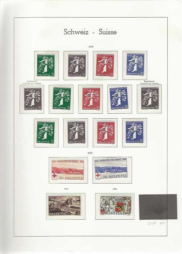 Alle Briefmarken: timbre Exposition nationale 228z à 239 ** – Neu (gemäss Beschreibung) aus Sorvilier von carose01