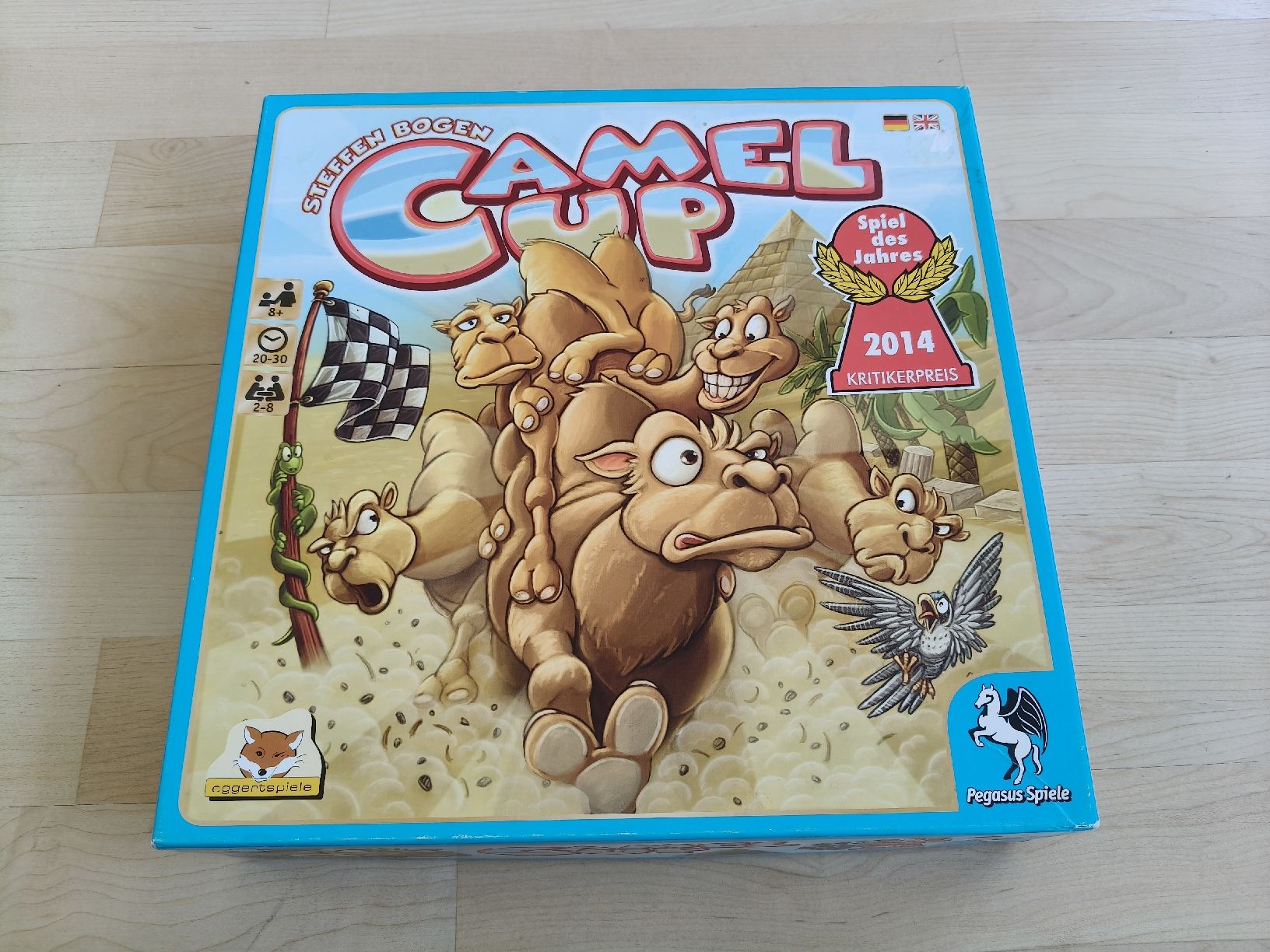 Pegasus Spiele Giochi: CAMEL UP - Das verrückte Kamelrennen, komplett! – Usato da Zug venduto da Fristeiler