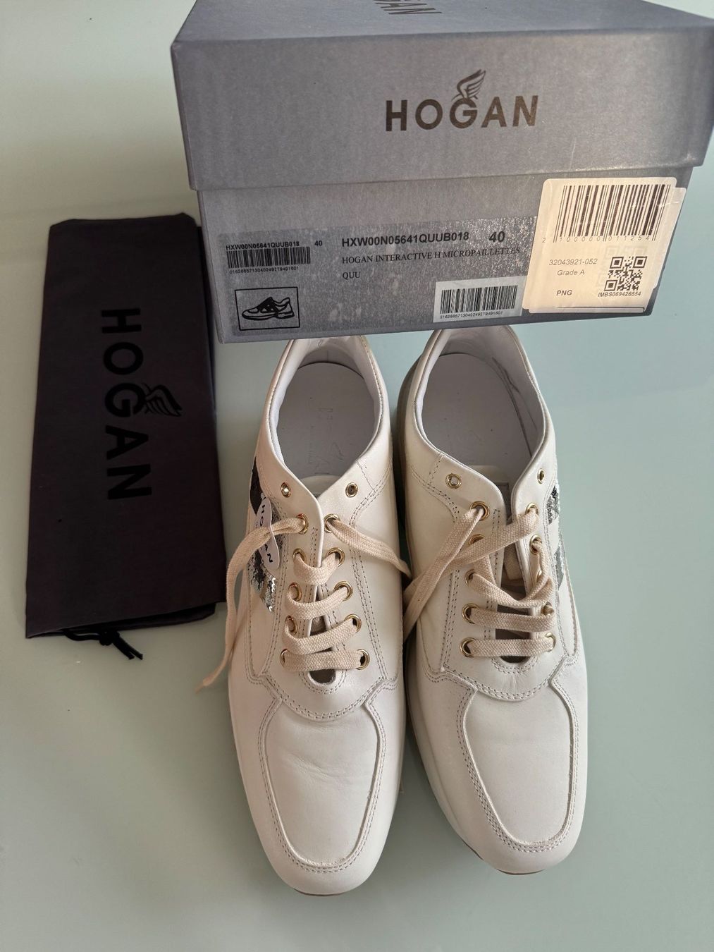 Hogan Scarpe da donna: Sneakers Hogan Interactive Weiss – Nuovo e nell'imballaggio originale da Adliswil venduto da atram57 4