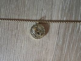 Vergoldete Löwe Halskette Sternzeichen