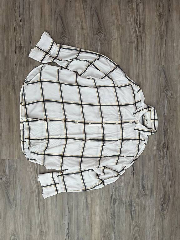 C&A Camicette: Camicia bianca a quadri da donna C&A – Usato da Caslano venduto da Dr.Bread