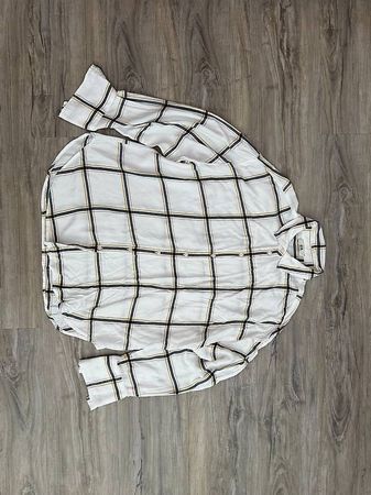 Camicia bianca a quadri da donna C&A