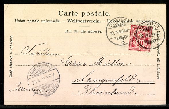 Ansichtskarten: Vevey at la Dent du Midi, Totalansicht m – Gebraucht aus Berlin von bartko-reher 1