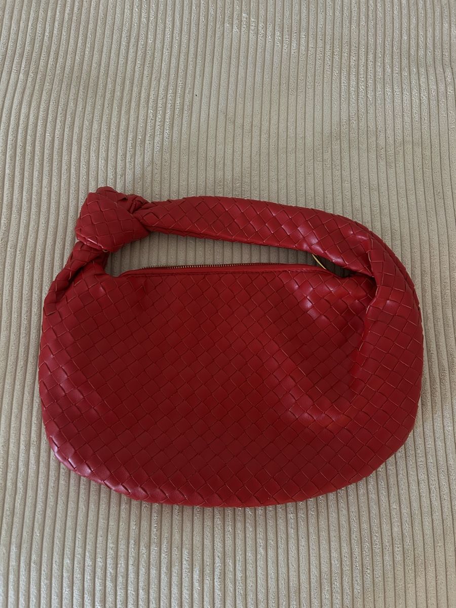 Borse da donna: Rote Handtasche im Flecht Design – Nuovo (secondo la descrizione) da Abtwil SG venduto da cagostini