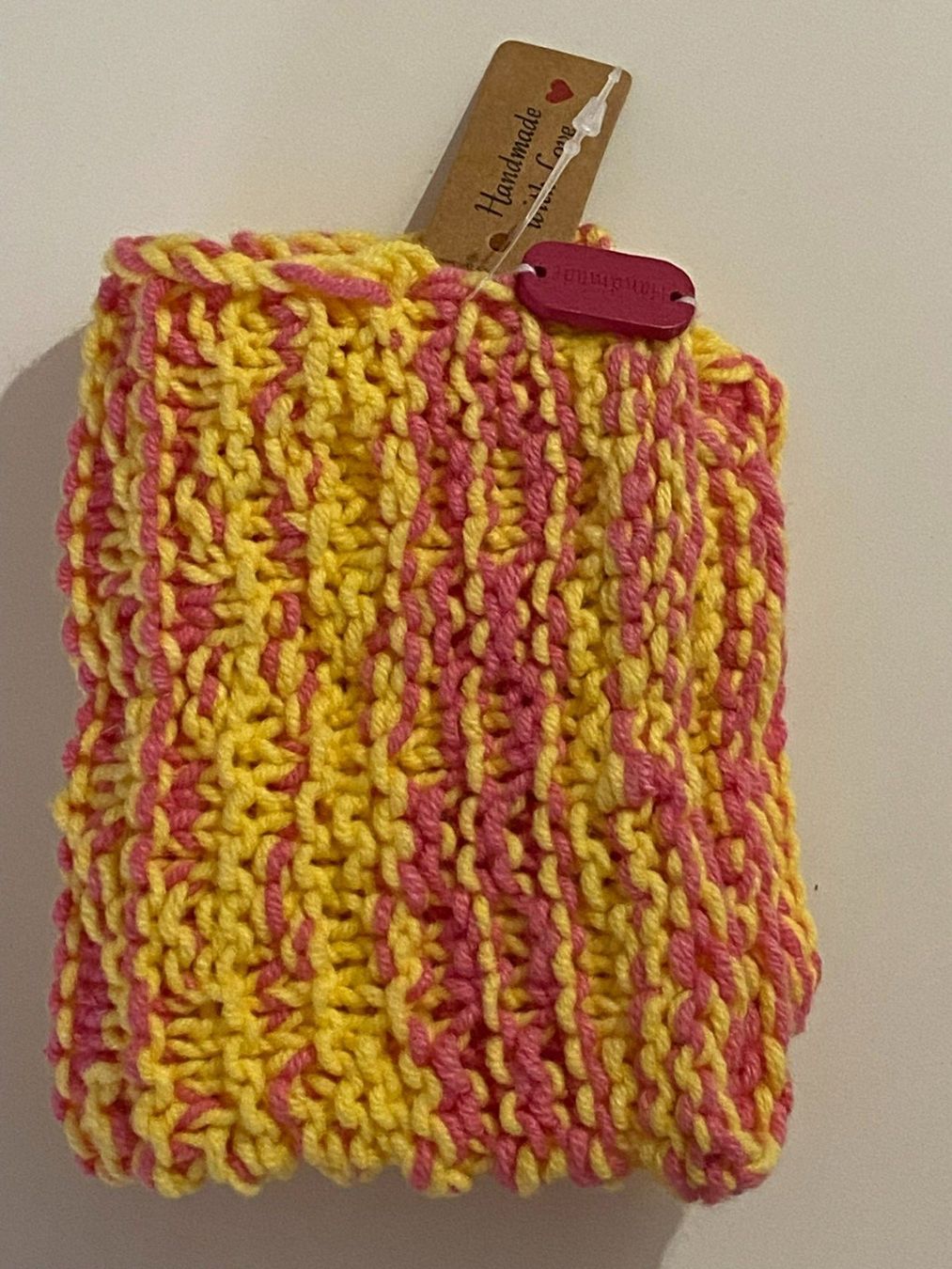 Altro per la casa: ABWASCHLAPPEN GELB-PINK,HANDGEMACHT – Nuovo e nell'imballaggio originale da Meienried venduto da ManuelaBoutique 1