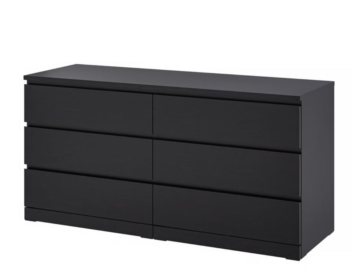 Ikea Commodes: Schwarze Malma Ikea Kommode – D'occasion à Dübendorf par kir_8rlt