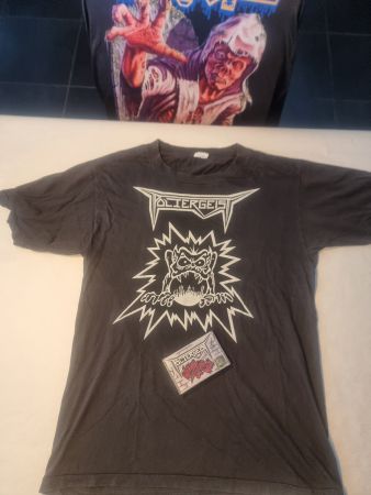 Poltergeist 1988 T-shirt + Writing On The Wall demo K7