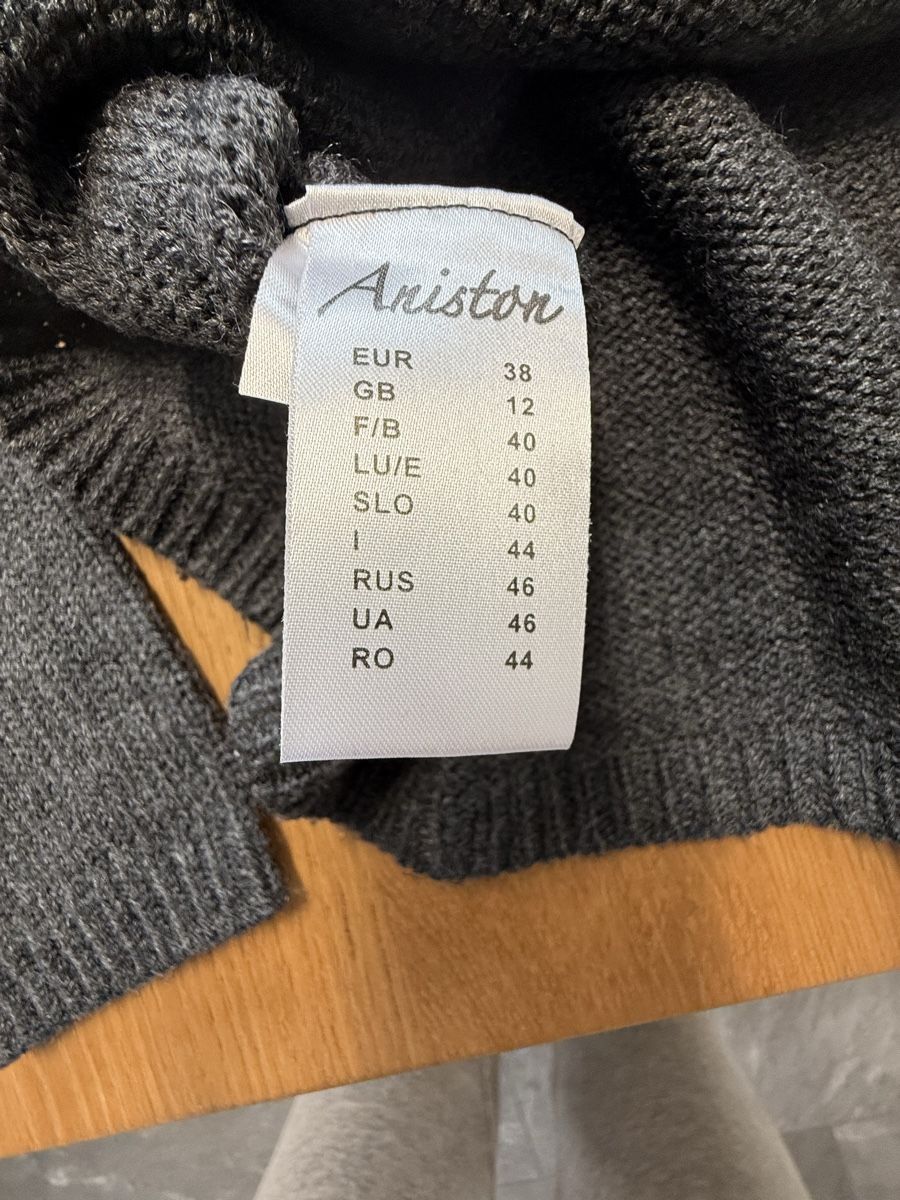 Maglioni & Felpe: Aniston Strickpullover/Damenpullover Gr. 38, grau – Nuovo (secondo la descrizione) da Einsiedeln venduto da important__ 3