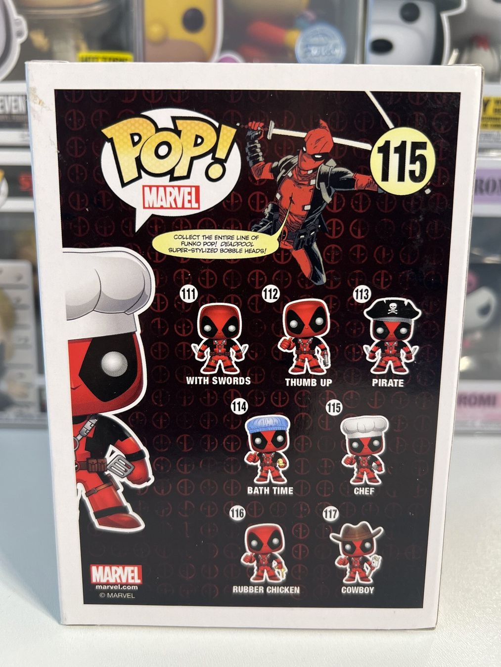 Funko Statuette: Funko POP! Marvel Deadpool (Chef) Ed. Limtée Comic Con 2016 – Usato da Le Mouret venduto da perfectbijou 2