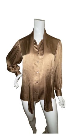 Saint Laurent Seidenbluse, Gr. 42, Top Zustand, Vintage!