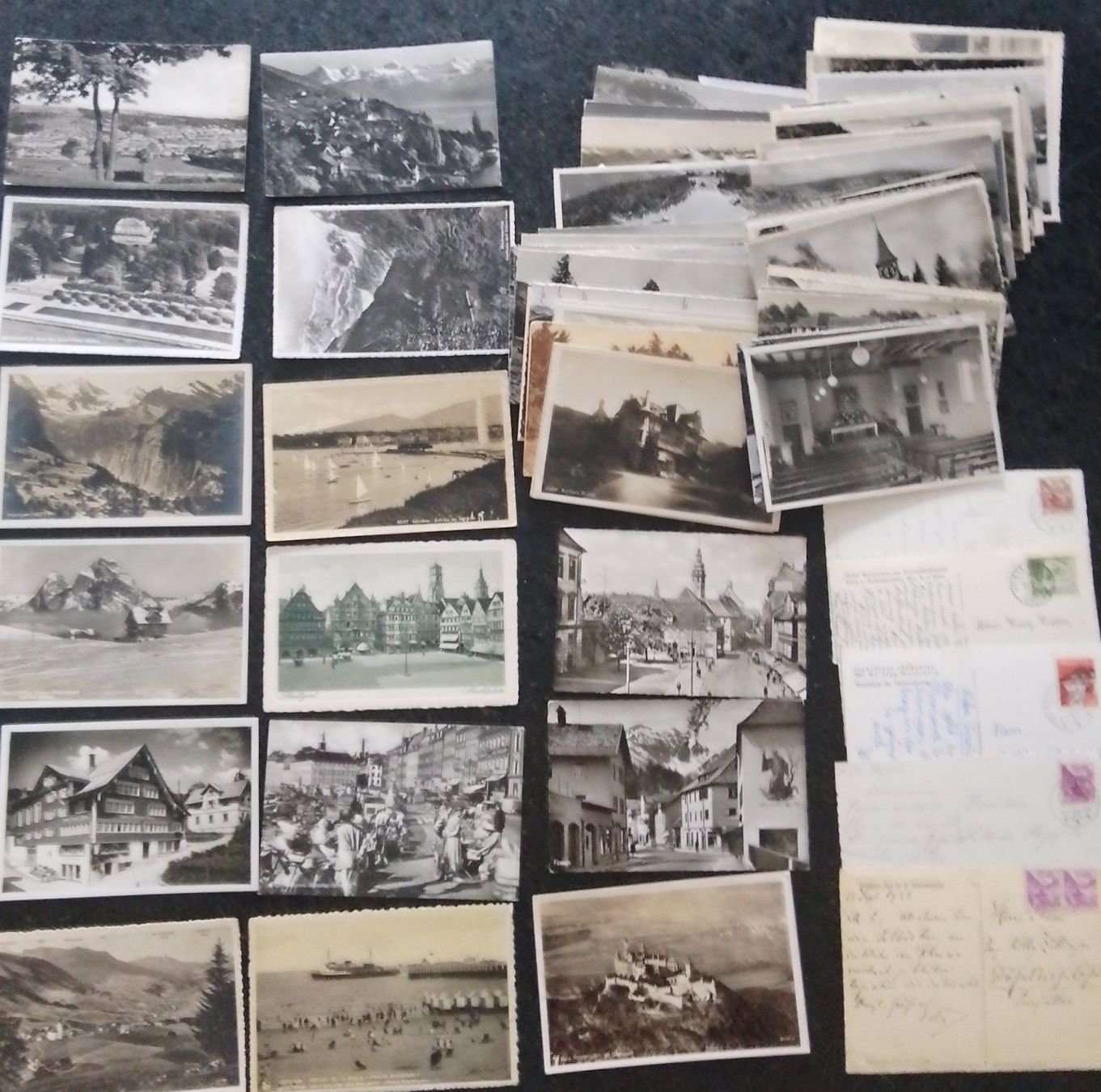 Cartes postales: Ansichtskarten Postkarten Schweiz ca. 405 Stk. 1,720 kg. – D'occasion à Wohlen AG par salamanderspielwaren 2