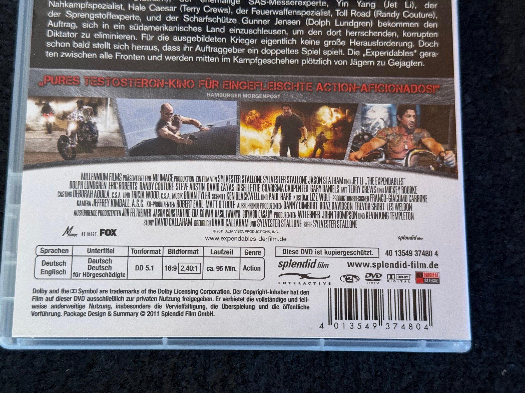 Tutti i DVDs: The Expendables DVD DE/EN – Usato da Fribourg venduto da tschjoly 3