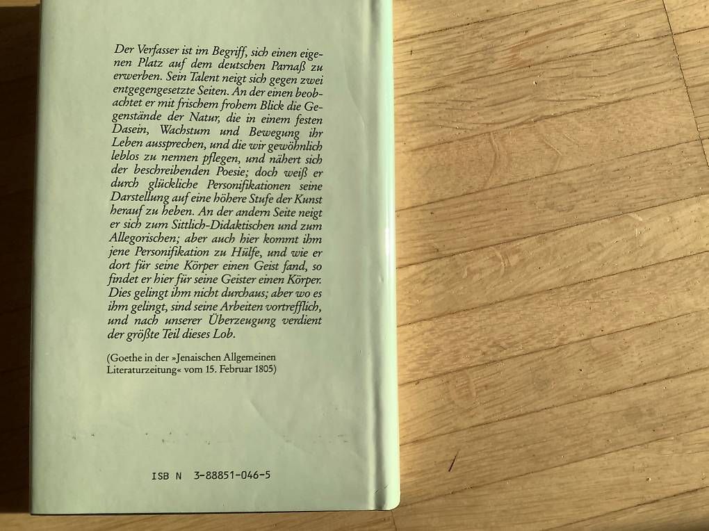 Libri: Hebel Ausgewählte Werke – Usato da Männedorf venduto da clemenco 1