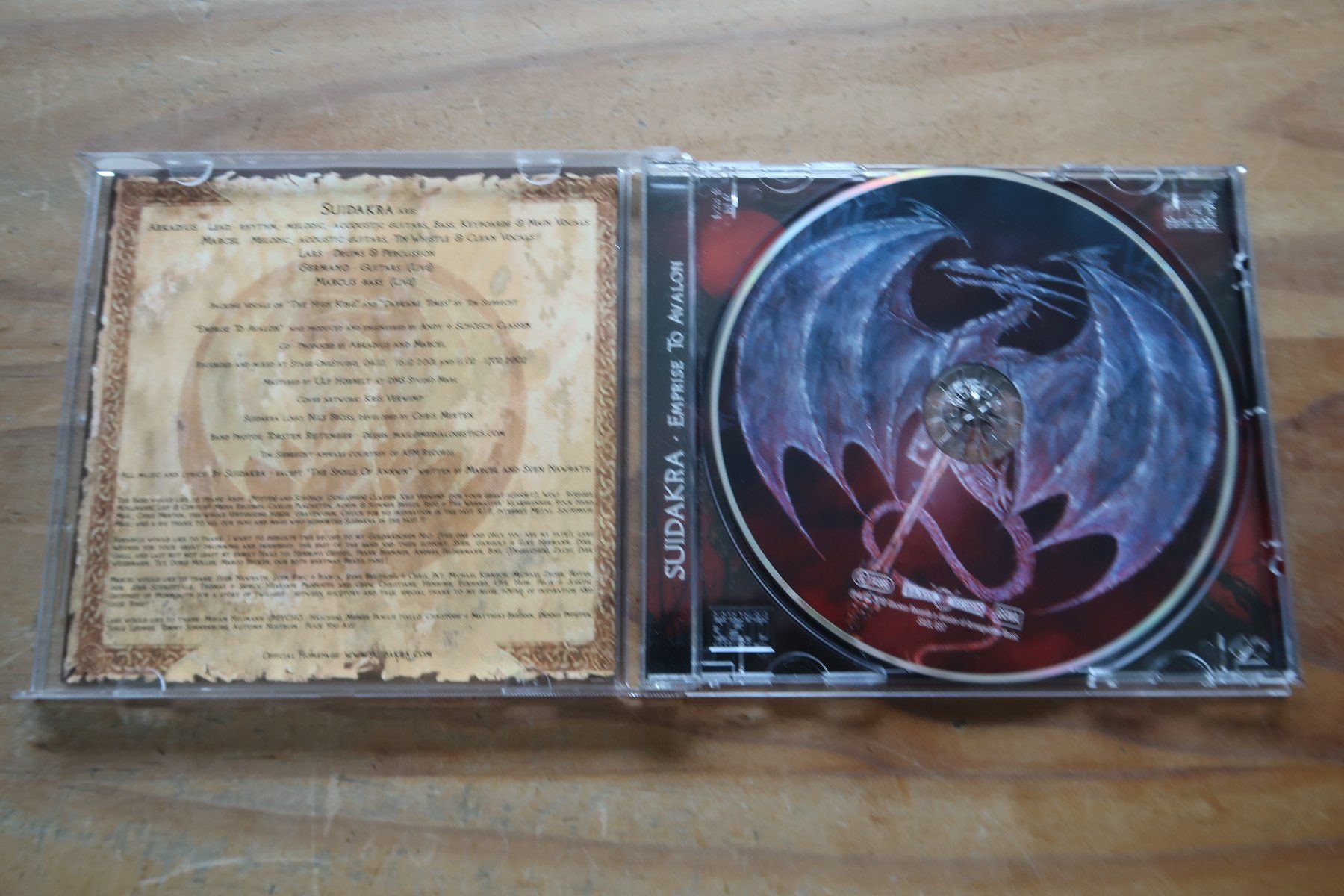 CDs: SUIDAKRA - EMPRISE TO AVALON - CD – Gebraucht aus Basel von Patiscat 3