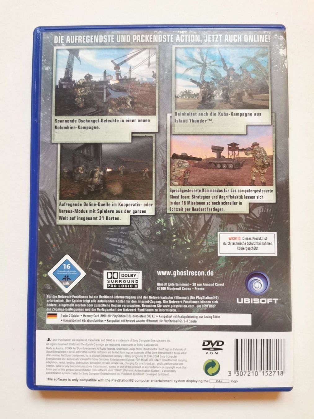 Sony Giochi: Ps 2 - Ghost Recon Jungle Storm – Usato da Lenzburg venduto da eyworld 2