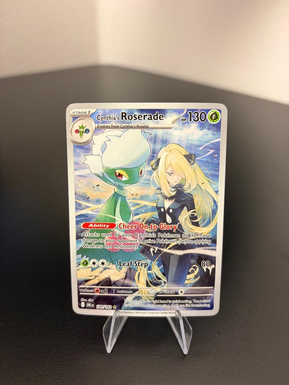 Pokémon Carte collezionabili: Cynthia's Roserade 184 - englisch – Nuovo (secondo la descrizione) da Bern venduto da GiulianoMas