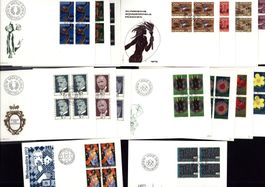 FDC im Viererblock 1972 FL (K170)