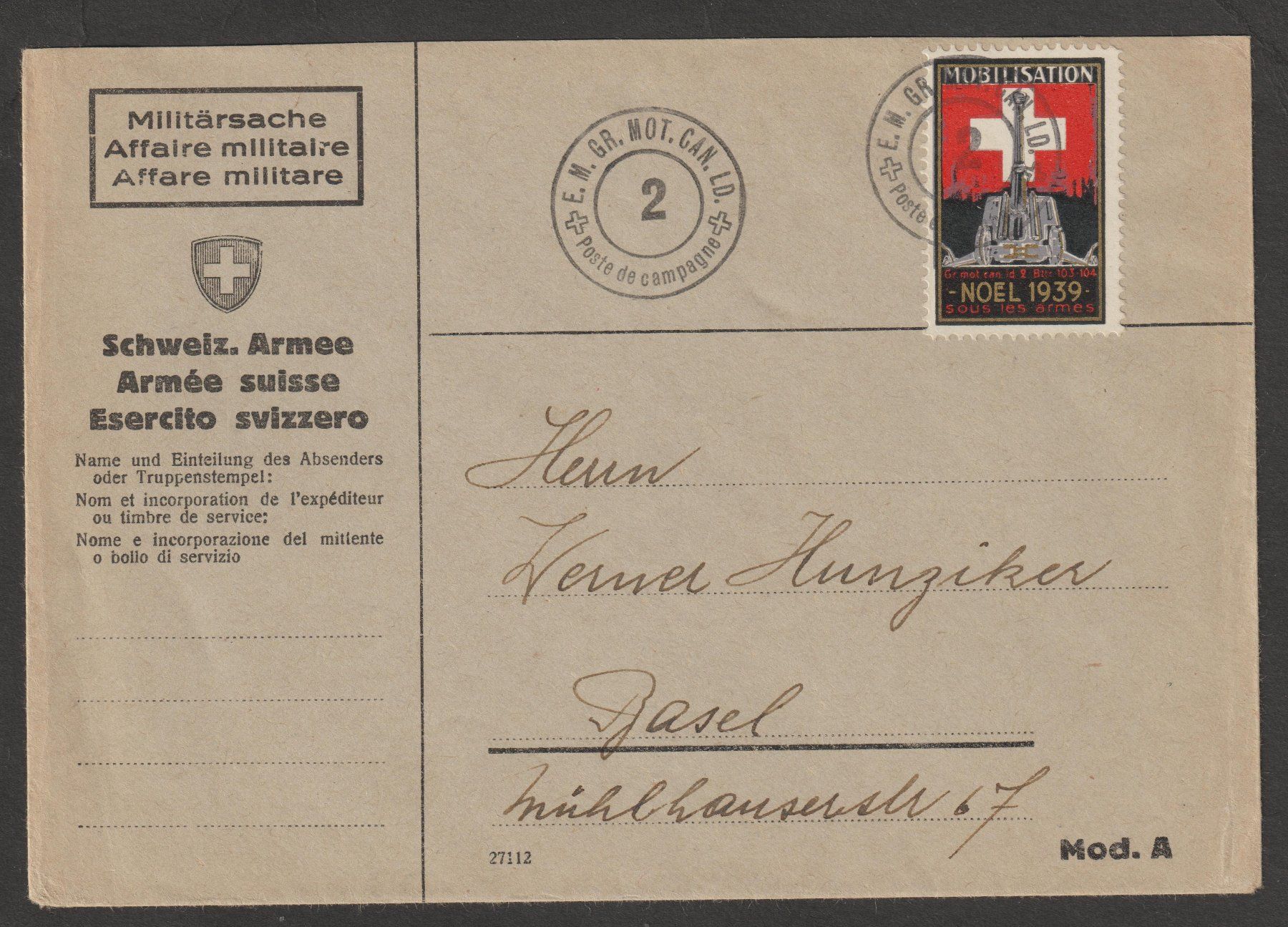 Tous les timbres: Artillerie Nr. 32/1 FP – D'occasion à Siebnen par Fstaehli