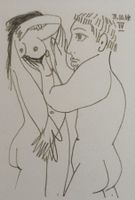 Pablo Picasso "LE GOUT DU BONHEUR"  EROS