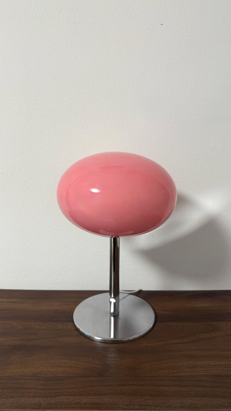 Lampade: Retro "Bulb" Glaslampe in Rosa – Nuovo (secondo la descrizione) da Zürich venduto da dus_gln9 1