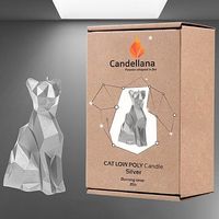 😺🕯️Funkelnde Katzenkerze in Silber! Ein Must-Have!🕯️😺