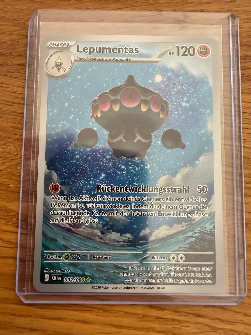 Pokémon Sammelbilder & Trading cards: Lepumentas 92/86 – Gebraucht aus Amriswil von sim_nlb6