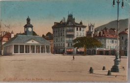 VEVEY - La Place du Marché - 1918