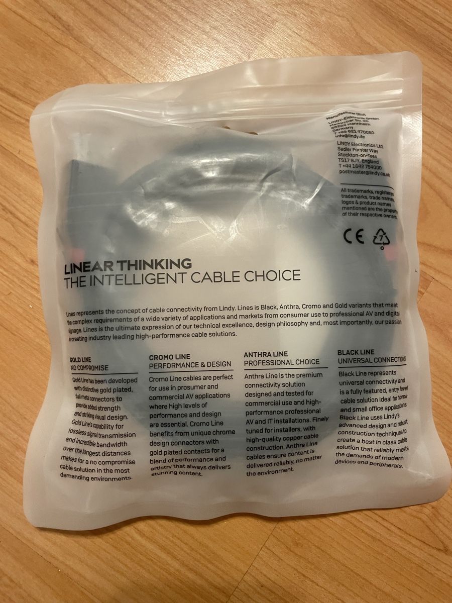 Câbles: Lindy DisplayPort Kabel 3 m – Neuf avec emballage d'origine à Winterthur par Ala_Minor 1