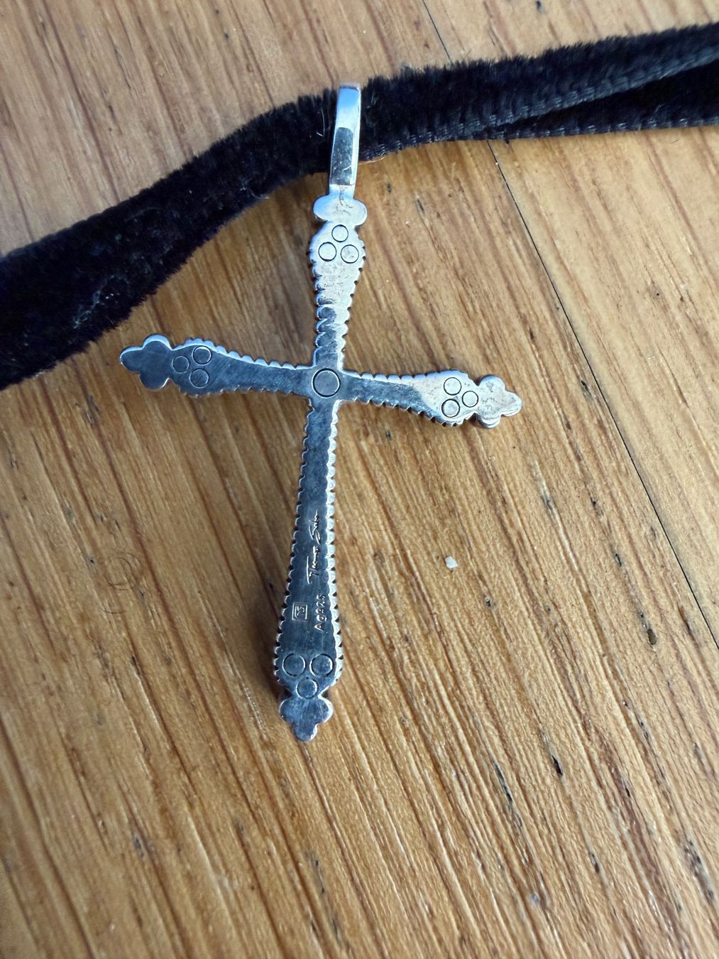 Catenine: Thomas Sabo Choker Halskette mit Kreuz – Usato da Thônex venduto da gio_cd95 1