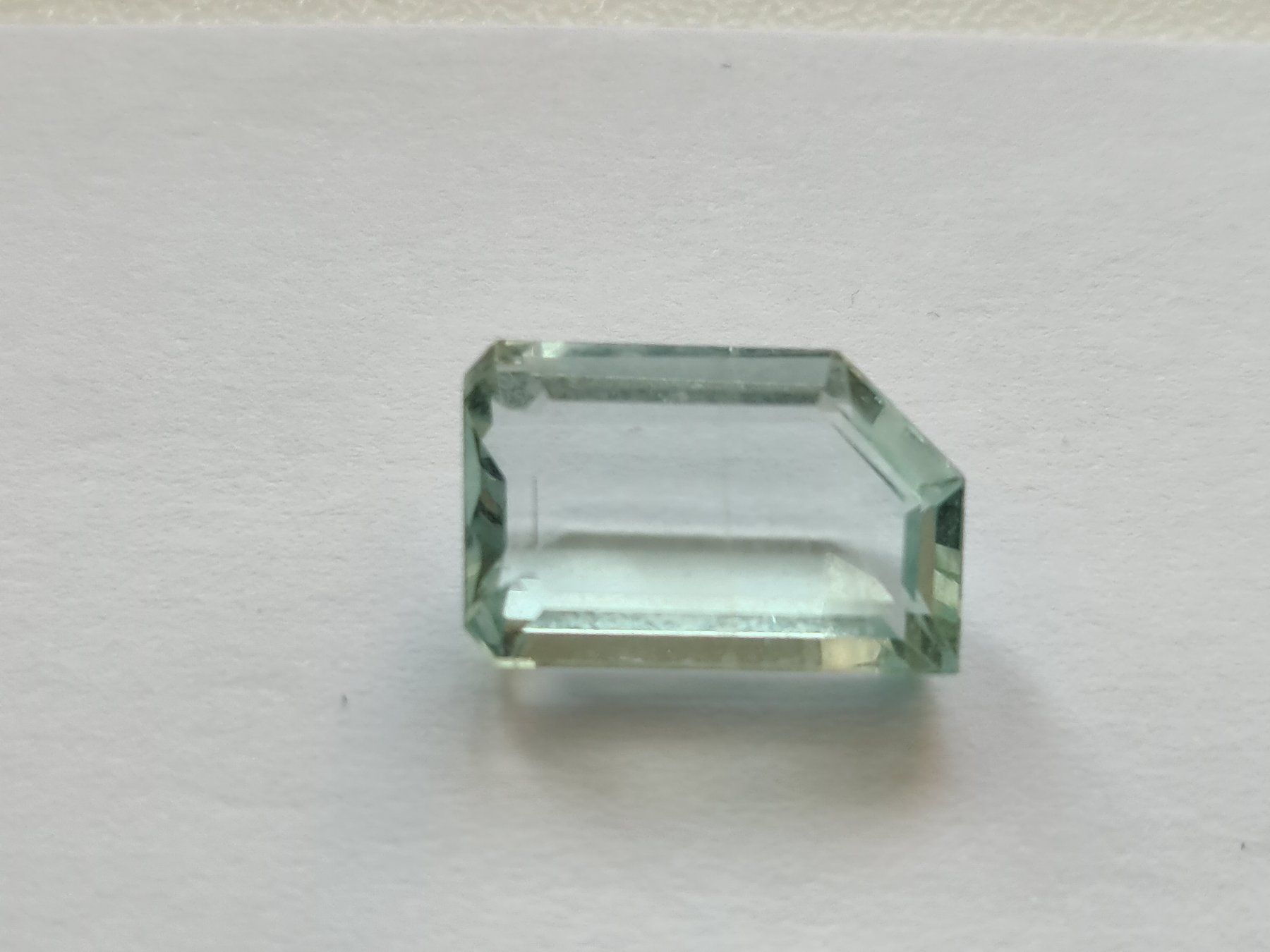 Pietre preziose: Grünlichblauer Heliodor;5.54ct.;fancy;VS – Nuovo (secondo la descrizione) da Horgen venduto da Agopton