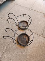 Balkon-/Geländer-Pflanzgefäßhalter, 2er-Set.